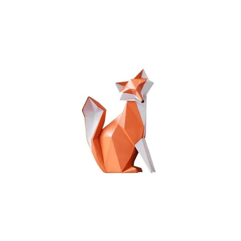 Statue Origami Renard